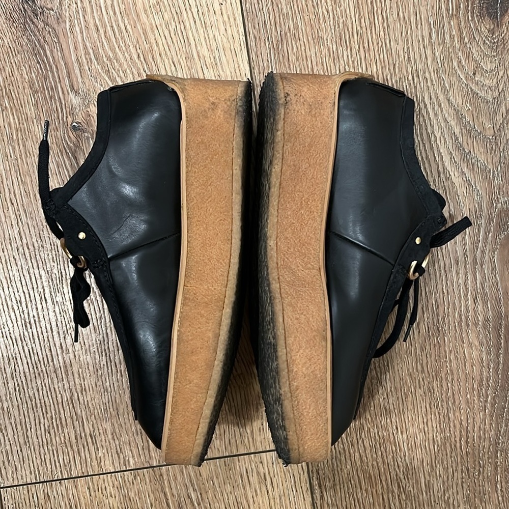 Stella McCartney Brody Black Vegan Leather Creepers Size 35/5 - Picture 4 of 9